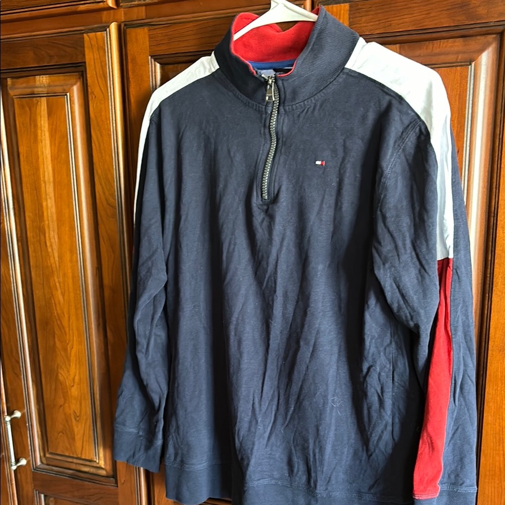 Tommy Hilfiger Navy Half-Zip Pullover